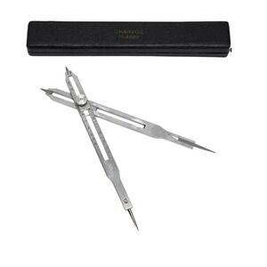 Vintage Charvoz Drafting Bow Compass Set‎ West Germany No 11-4587 Divider Tool